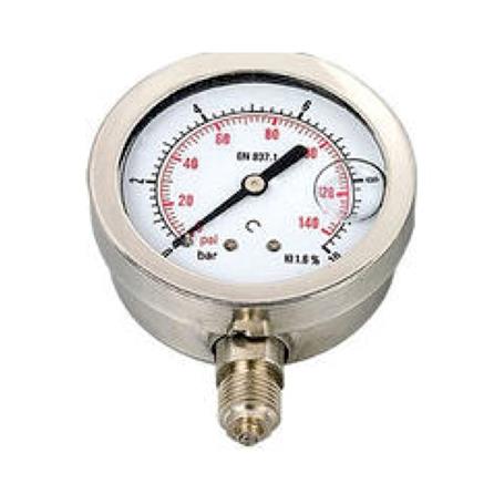 Y70徑向金粉壓力表(罩)螺紋MI4×1.5